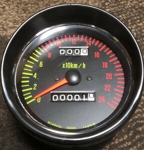 カワサキ マッハ 750ss 500ss H1 H2 国内240ｋｍ/ｈ仕様 スピードメーター レストア品 動作完璧 新品部品多数使用 針ブレ無し。