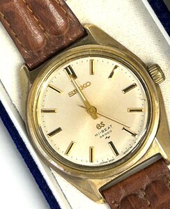 【和の美】 SEIKO セイコー　GRAND SEIKO　腕時計　HI-BEAT 36000　4520-8000　手巻き　不動品　ベルト社外品　メンズ　ゴールドフレーム