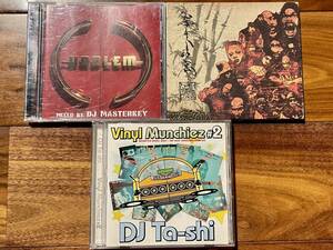 HIP HOP MixCD DJ Ta-shi DJ MASTERKEY 3枚セット ユーズド !!