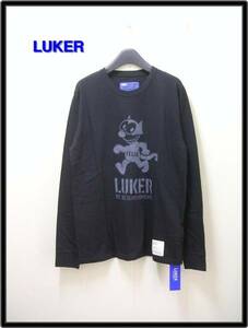 S 新品【LUKER NEIGHBORHOOD FELIX L/S Tee Black ネイバーフッド ロンTシャツ フィリックス ザ キャット ロンTシャツ ブラック】