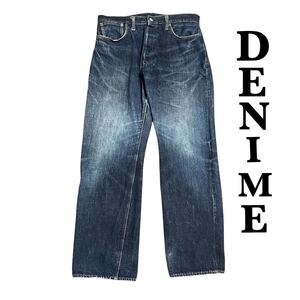 DENIME ドゥニーム authentic ストレート デニムパンツ ジーンズ ジーパン ボトムス メンズファッション 男性用 古着 中古品 【5042】F