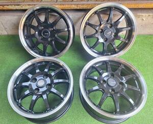 【G-SPEEDホイール】14×5.5J　ET38　4H/100　４本セット！　☆彡3000円スタート☆彡　№64-R