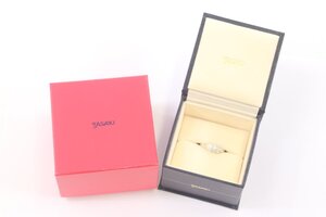 TASAKI 田崎 タサキ Pt900 ダイヤ D0.29ct リング 指輪 約17号 ジュエリー 3032-A