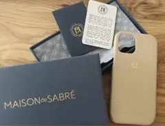 MASON de SABRE iPhoneケース メゾン ベージュ