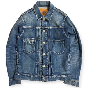 【TMT/ティ－エムティ－】HYBRID-STRETCH DENIM JACKET (TYPE 2ND) TJK-F2107-INDIGO-LIGHT