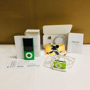 ht7029【60】//iPod★音楽プレーヤーなどまとめて　nano アイポッドナノ Apple　A1320　YM004F　グリーン　第5世代　8GB　シャッフル A1204