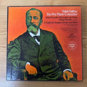 LP/ Saint-Sans/『The Five Piano Concertos & Septet For Trumpet, Strings And Piano』/Seraphim SIC-6081/S0118T27