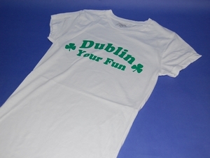 ◎即決　送料無料！Ladysインポート ビンテージTee 「DUBLIN」 Ｓ