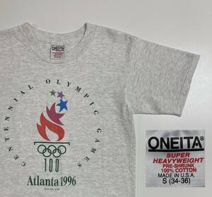 良好 90s USA製 ONEITA 1996年 アトランタオリンピック Ｔシャツ シングルステッチ Atlanta オニータ 100周年記念 五輪 ビンテージ