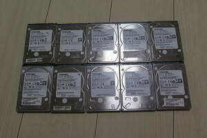 東芝 TOSHIBA HDD MQ01ABD100 2.5インチ SATA 1TB(1000GB) 10個セット CrystalDiskInfo 正常判定確認済み