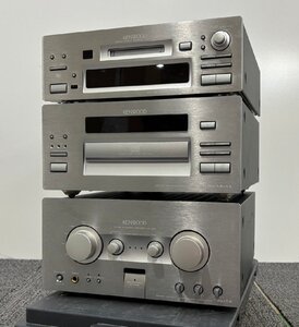 △4314　現状品　オーディオ機器　オーディオセット　KENWOOD　 KAF-5002 / DPF-7002 / DMF-7003　ケンウッド