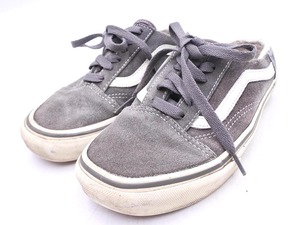 VANS バンズ オールドスクール 裏ボア スリッポン スニーカー size22.5/グレー ◇■ ☆ fac2 レディース