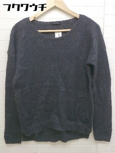 ◇ pas de calais パドカレ 長袖 ニット セーター サイズ38 グレー レディース