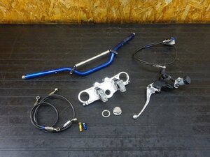 【240707】● ZZR1200(ZXT20C-005) バーハンドル化セット トップブリッジ Nプロジェクト ハンドルポスト クラッチマスター ニッシン Φ14