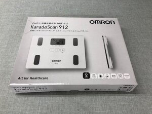 【新品】omronオムロン　体重体組成計　HBF-912　薄さ28mm　Karada scan 912（管理番号：063110）