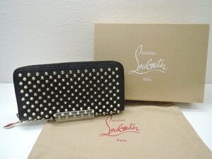 Christian Louboutin クリスチャンルブタン パネトーネウォレット ラウンドファスナー長財布 BOX付 ランクA BRB・バッグ・財布