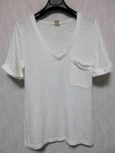 ロンハーマン Ron Herman 半袖 カットソー Tシャツ 白 XS irmri yg1506