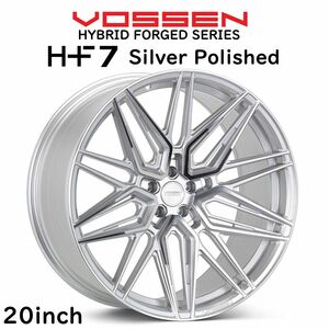 VOSSEN HF7 20インチ ホイール AUDI A5 20inch 10.5J 1台分 グロスブラック シルバーポリッシュ フローフォーミング 鋳造