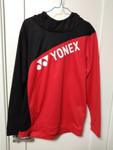 新品 YONEX パーカーフィットスタイル　サンセットレッド L テニス　バドミントン