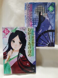 田辺聖子　小説枕草子「むかし.あけぼの」上下2冊セット、文春文庫