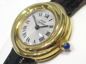 S3714GT Cartier カルティエ マストトリニティ 2735 ヴェルメイユ ARGENT925 クオーツ レディース 腕時計 稼働品