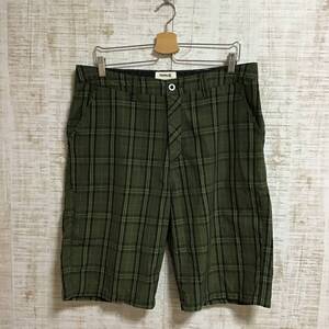 A376◇Hurley｜ハーレー　ハーフパンツ　緑　サイズXS