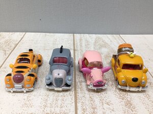 ◇ディズニー TDR トミカ 4点 くまのプーさん プーさんのミキサー車ほか イーヨー ピグレット ティガー 1L212 【60】