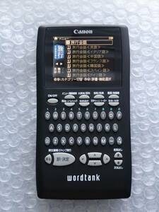 極美品 Canon WORDTANK S501E JIS配列 カラー液晶 16コンテンツ収録 電子辞書 純正ケース付