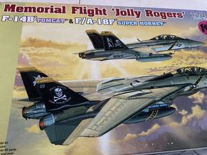 1/144 DRAGON F-14B & F/A-18F Jolly Rogers / ドラゴン ジョリーロジャース2機セット カルトグラフデカール