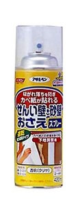 まとめ買い アサヒペン せんい壁・砂壁おさえスプレー 420ML 742 〔×5〕