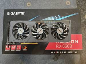 RADEON RX6600 EAGLE 8G Gigabyte □トリプルファン装備□動作美品□ GV-R66EAGLE-8GD