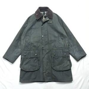 Mint 00s Barbour border　c38 バブアー　ボーダー　セージ　2000年代