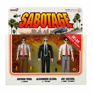 ★ビースティー ボーイズ Re Action フィギュア Beastie Boys ReAction Figures Wav 3 Sabotage 3 Pack SUPER7 TOY 人形