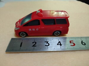 送料140円〜ポケットトミカP-047 トヨタ　アルファード　消防指揮車 ミニカー ミニカーのみ 44357143614