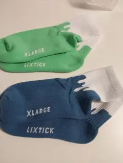 XLARGE×LIXTICK DRIP SOCKS リックスティック