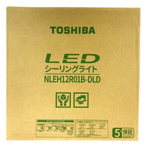 ## TOSHIBA 東芝 LEDシーリングライト NLEH12R01B-DLD ～12畳用 リモコン式 未使用品 未使用に近い