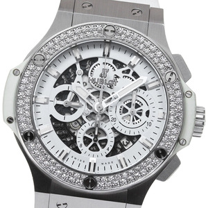 ウブロ HUBLOT 311.SE.2010.RW.1104.JSM12 ビッグバン アエロバン クロノグラフ ダイヤベゼル 自動巻き メンズ 保証書付き_823970