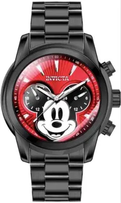 ◆Disney◆INVICTA/ミッキーマウス/ブラック/限定品/メンズ腕時計