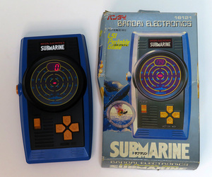 【中古ジャンク玩具】昭和レトロ LSIポータブルゲーム：当時物：BANDAI / バンダイ：SUBMARINE / サブマリン：元箱付き：点灯はしました！