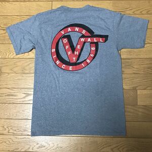 VANS MEN’S SHORT SLEEVE T-SHIRTS size-S (着丈62身幅45) 中古 送料無料 NCNR