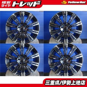 中古ホイール4本 マナレイスポーツ ヴァーテックXライン 19インチ7.5J+55 5H114 CH-R エルグランド CR-V アコード オデッセイ CX-5等