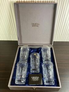 C/再1202 クリスタル・ドナウ グラス5個セット CRISTAL DONAU