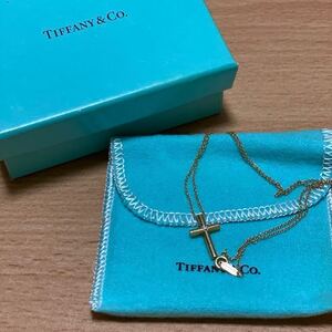 ティファニー TIFFANY Co ペンダント ネックレス アクセサリー k18 750 袋 ケース付き