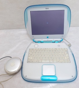 ｍ4 Apple アップル iBook クラムシェル my Family No.M2453 ノートパソコン コード バッテリー 通電確認済み