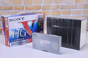 未使用! ビデオテープ 長期保管品 10本パック SONY HGV VHS ハイグレード 120分 ライブラリーパック■(F9953)