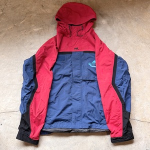 企業ロゴ HELLY HANSEN ヘリーハンセン smuggs スキーウェア ジャケット 3XL レッド ネイビー SMUGGLER