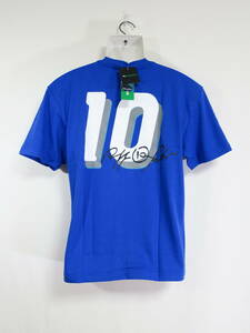 ロベルト・バッジョ Tシャツ L ディアドラ DIADORA イタリア ITALIA サッカー ユニフォーム シャツ バッジオ 青 #10 BAGGIO