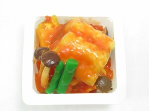 ★【直接引取不可】 食品サンプル ディスプレイ 鯵トマト煮 鯵 トマト煮込み 魚料理 和食 惣菜 おかず 一品 見本品 料理模型 飲食店 置物