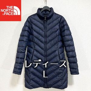 美品人気 THE NORTH FACE ダウンコート ロゴ刺繍 レディースL ノースフェイス プレミアムグースダウン ヌプシ バルトロライト ビレイヤー