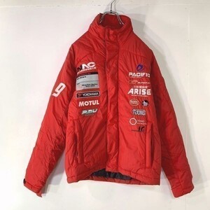 激レア★SUPER GT★攻殻機動隊ARISE PACIFIC RACING TEAM★実物 レーシングジャケット 攻殻機動隊 メンズ レッド S NOH660